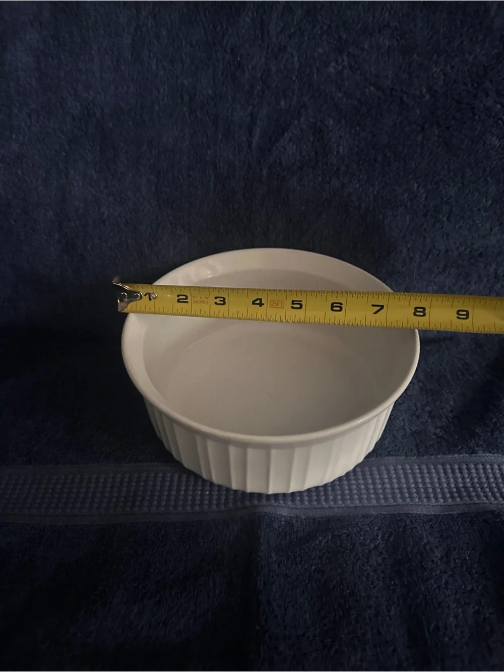 CorningWare French White Round Casserole Dish 1-1/2” Quart